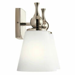 Budget ❤️ Kichler Lighting Kichler Cosabella 15 Inch 2 Light Vanity Light With Satin Etched Case Opal In Polished Nickel 🎁 -Kichler Lighting Shop unnamed file 751
