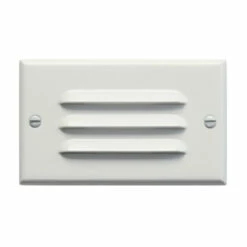 Best reviews of 😀 Kichler Lighting Horizontal Louvered 120V LED Step Light White ✨