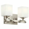 Best Pirce 🔔 Kichler Lighting Marette 2-Light Vanity Light Brushed Nickel ⭐ -Kichler Lighting Shop unnamed file 752