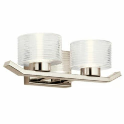 Promo π― Kichler Lighting Kichler Lasus Polished Nickel Vanity Light π₯°
