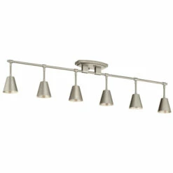 Hot Sale 🔔 Kichler Lighting Sylvia 4-Light Rail Light Satin Nickel ✨ -Kichler Lighting Shop unnamed file 7531