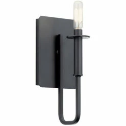 Budget π Kichler Lighting Kichler Alden 1-light Black Wall Sconce π