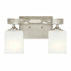 Best Pirce 🔔 Kichler Lighting Marette 2-Light Vanity Light Brushed Nickel ⭐ -Kichler Lighting Shop unnamed file 754