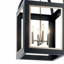 Buy 🔔 Kichler Lighting Vath 4-Light Large Foyer Pendant Black ⌛ -Kichler Lighting Shop unnamed file 7555