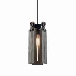 Flash Sale 😀 Kichler Lighting Ridgewood 1-Light Mini Pendant Textured Black 😀 -Kichler Lighting Shop unnamed file 759