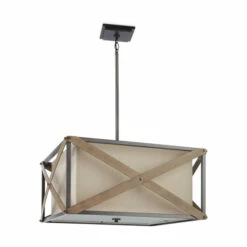 Deals 🎉 Kichler Lighting Cahoon Collection 4-light Anvil Iron Pendant/Semi Flush Mount 🧨 -Kichler Lighting Shop unnamed file 7596