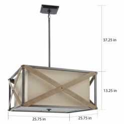 Deals 🎉 Kichler Lighting Cahoon Collection 4-light Anvil Iron Pendant/Semi Flush Mount 🧨 -Kichler Lighting Shop unnamed file 7598