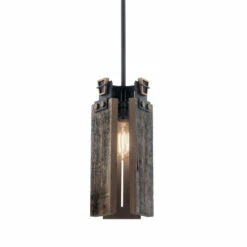 Flash Sale 😀 Kichler Lighting Ridgewood 1-Light Mini Pendant Textured Black 😀 -Kichler Lighting Shop unnamed file 760