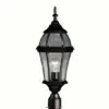 New 😉 Kichler Lighting Townhouse Collection 1-light Black Outdoor Post Lantern 😀 -Kichler Lighting Shop unnamed file 7606
