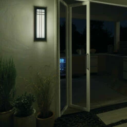 Deals 🥰 Kichler Lighting Manhattan Collection 2-light Textured Black Outdoor LED Wall Sconce ✨ -Kichler Lighting Shop unnamed file 7620
