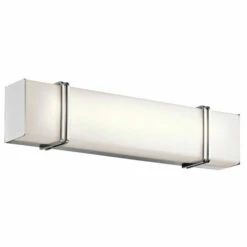 New 🔥 Kichler Lighting Impello Collection 24-inch Chrome LED Bath/Vanity Light ✨