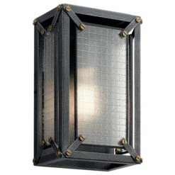 Coupon 🧨 Kichler Lighting Kichler Steel 1-light Distressed Black Wall Sconce ✨