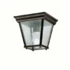 Outlet ⌛ Kichler Lighting Transitional 1-light Black Outdoor Flush Mount - 7.25-in X 7.25-in 👍 -Kichler Lighting Shop unnamed file 7659