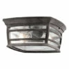 New ⭐ Kichler Lighting Wiscombe Park Collection 2-light Weathered Zinc Outdoor Flush Mount ⌛ -Kichler Lighting Shop unnamed file 7660