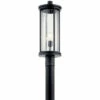 Best reviews of ✨ Kichler Lighting Barras 1-Light Outdoor Post Light Ribbed Glass Black ❤️ -Kichler Lighting Shop unnamed file 7662