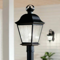 Best Pirce ⌛ Kichler Lighting Mount Vernon Collection 1-light Black Outdoor Post Lantern 🎉 -Kichler Lighting Shop unnamed file 7697