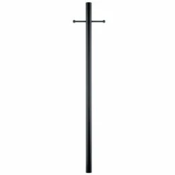 Cheap 👍 Kichler Lighting 84" Outdoor Ladder Rest Post Black 🔥