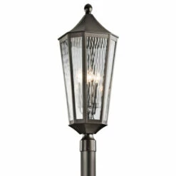 Coupon 😉 Kichler Lighting Rochdale Collection 4-light Olde Bronze Outdoor Post Mount 🎁