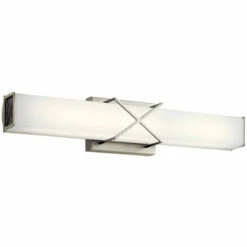 Outlet ✔️ Kichler Lighting Trinsic 22-inch LED Linear Bath Light Brushed Nickel ⌛