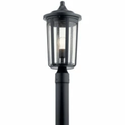Discount β€οΈ Kichler Lighting Kichler Fairfield 19.25 Inch 1 Light Post Light In Black π