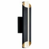 Outlet 🌟 Kichler Lighting Astalis 20.75 In. 1-Light Textured Black Integrated LED Outdoor Wall Sconce ⌛