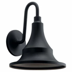 Discount ❤️ Kichler Lighting Kichler Hampshire 19.75 Inch 1 Light Large Outdoor Wall Light In Textured Black 🥰