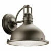 Flash Sale 👏 Kichler Lighting Hatteras Bay Collection 1-light Olde Bronze LED Outdoor Wall Sconce 🔥 -Kichler Lighting Shop unnamed file 7762