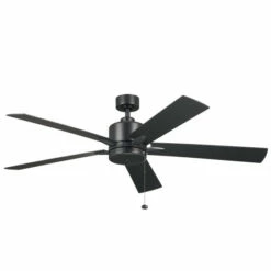Coupon 🎁 Kichler Lighting Lucian II 60 Inch Indoor Satin Black Ceiling Fan 🥰