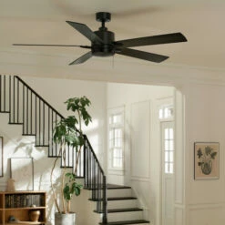 Coupon 🎁 Kichler Lighting Lucian II 60 Inch Indoor Satin Black Ceiling Fan 🥰 -Kichler Lighting Shop unnamed file 7784