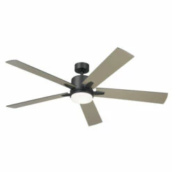 New 😍 Kichler Lighting Lucian Elite XL 60 Inch Integrated LED Indoor Satin Black Ceiling Fan ✔️
