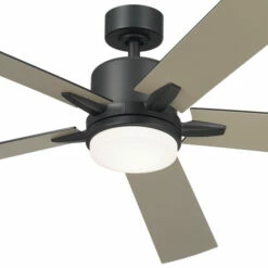 New 😍 Kichler Lighting Lucian Elite XL 60 Inch Integrated LED Indoor Satin Black Ceiling Fan ✔️ -Kichler Lighting Shop unnamed file 7788