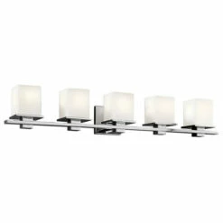 Deals 💯 Kichler Lighting Tully Collection 5-light Chrome Bath/Vanity Light 🧨