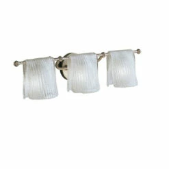 Wholesale 🛒 Kichler Lighting Drapes Collection 3-light Brushed Nickel Bath/Vanity Light 😍