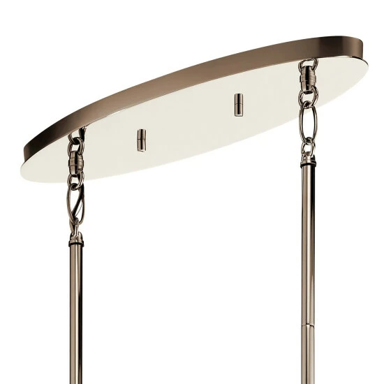 Discount 𧨠Kichler Lighting Pim 6-Light Oval Chandelier Polished Nickel π€© 5 Discount 𧨠Kichler Lighting Pim 6-Light Oval Chandelier Polished Nickel π€© - Image 3