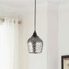 Best Pirce ⭐ Kichler Lighting Annata Collection 1-light Black Mini Pendant 🛒 -Kichler Lighting Shop unnamed file 849
