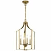 Wholesale 💯 Kichler Lighting Morrigan 4-Light Mini Chandelier Natural Brass 😍