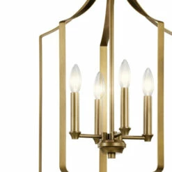 Wholesale 💯 Kichler Lighting Morrigan 4-Light Mini Chandelier Natural Brass 😍 -Kichler Lighting Shop unnamed file 857