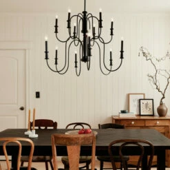 Best Sale 🎁 Kichler Lighting Karthe 42 Inch 12-Light Chandelier Black 🔔 -Kichler Lighting Shop unnamed file 874