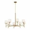 Best Pirce 🛒 Kichler Lighting Ali 8-Light Brushed Natural Brass Chandelier - 38.75 😍 -Kichler Lighting Shop unnamed file 92