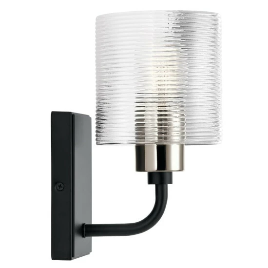 Best reviews of π Kichler Lighting Kichler Harvan 9.25 Inch 1 Light Wall Sconce With Clear Ribbed Glass In Black π 6 Best reviews of π Kichler Lighting Kichler Harvan 9.25 Inch 1 Light Wall Sconce With Clear Ribbed Glass In Black π - Image 4