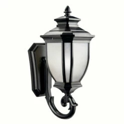 New ✨ Kichler Lighting Salisbury Collection 1-light Black Wall Lantern 🔥