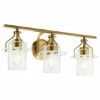 Best Pirce 🧨 Kichler Lighting Everett 24 In. 3-Light Natural Brass Vanity Light With Clear Glass ❤️ -Kichler Lighting Shop unnamed file 930