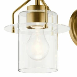 Best Pirce 🧨 Kichler Lighting Everett 24 In. 3-Light Natural Brass Vanity Light With Clear Glass ❤️ -Kichler Lighting Shop unnamed file 933