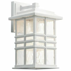Hot Sale 😍 Kichler Lighting Kichler Beacon Square 1-light White Outdoor Wall Sconce 😉 -Kichler Lighting Shop unnamed file 938