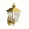 Best reviews of ❤️ Kichler Lighting Bay Shore Collection 1-light Polished Brass Outdoor Wall Lantern 🧨