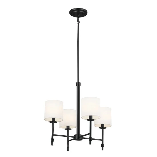 Brand new π Kichler Lighting Ali 4-Light Black Mini Chandelier - 20 π 3 Brand new π Kichler Lighting Ali 4-Light Black Mini Chandelier - 20 π