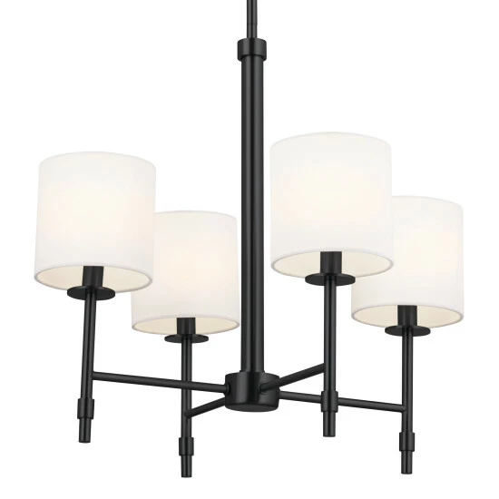 Brand new π Kichler Lighting Ali 4-Light Black Mini Chandelier - 20 π 4 Brand new π Kichler Lighting Ali 4-Light Black Mini Chandelier - 20 π - Image 2