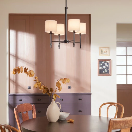 Brand new π Kichler Lighting Ali 4-Light Black Mini Chandelier - 20 π 6 Brand new π Kichler Lighting Ali 4-Light Black Mini Chandelier - 20 π - Image 4