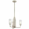 Cheap 🧨 Kichler Lighting Kichler Kimrose 3 Light Chandelier With Clear Fluted Glass In Polished Nickel And Satin Nickel 🔔 -Kichler Lighting Shop unnamed file 989