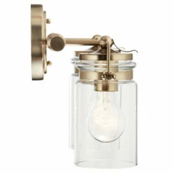 Outlet 😀 Kichler Lighting Brinley 15.75 In. 2-Light Champagne Bronze Vanity Light With Clear Glass ✔️ -Kichler Lighting Shop unnamed file 99